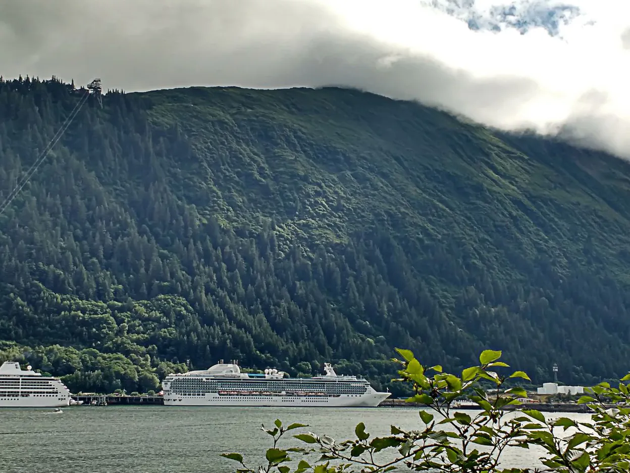 Cruise ships in Alaska's Inside Passage